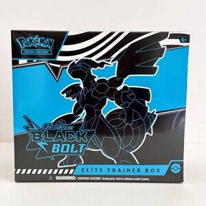 Pokemon Black Bolt Elite Trainer Box ETB Sealed Trading Scarlet Violet